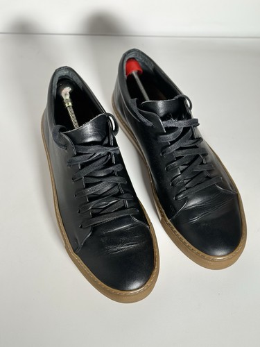 Acne studios black leather - black,