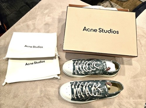Acne studios green canvas - acne,