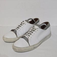 acne studios white leather low