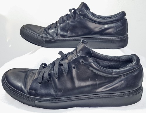 Acne studios black leather - black,