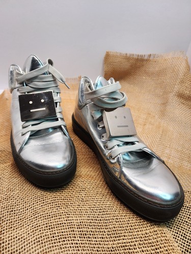 Acne studios silver shiny - silver,