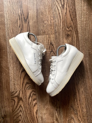 Acne studios white leather - acne,
